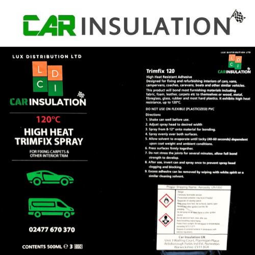 Automotive Spray Glue, High Temperature Resistant Adhesive Sound Blocking