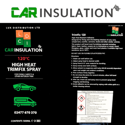 Automotive Spray Glue, High Temperature Resistant Adhesive Sound Blocking