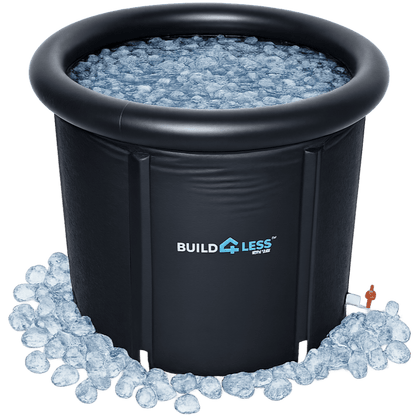Premium Ice Bath - 85cm x 75cm - With Thermal Cover and Accessories Ice Bath
