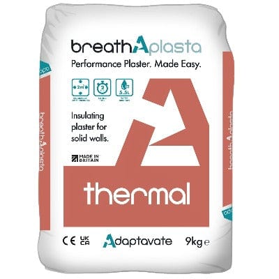 Breathaplasta Thermal Insulating Plaster x 9Kg Plaster