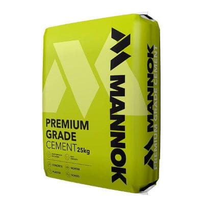 Mannok Premium Grade Cement x 25 Kg (Paper Bag)