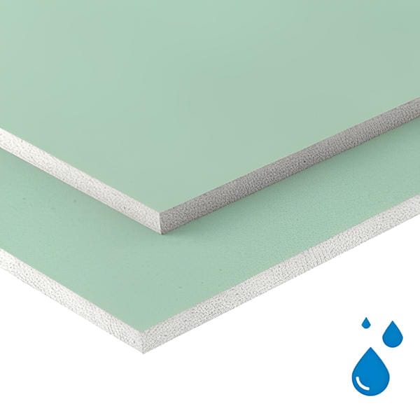 Moisture Resistant Plasterboard Tapered Edge 2.4m x 1.2m x 12.5mm (42 Sheets Per Pallet)