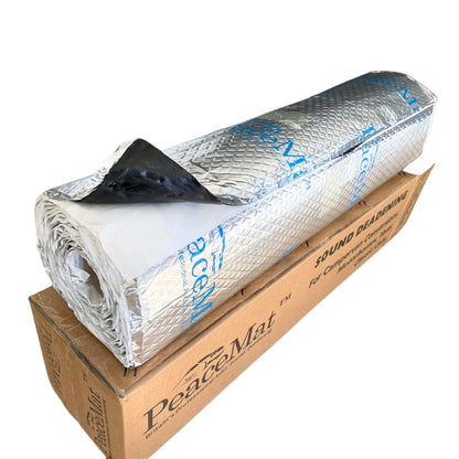 Camper Van Sound Deadening Mat, PeaceMAT XR 6m Roll in Silver Sound Deadening