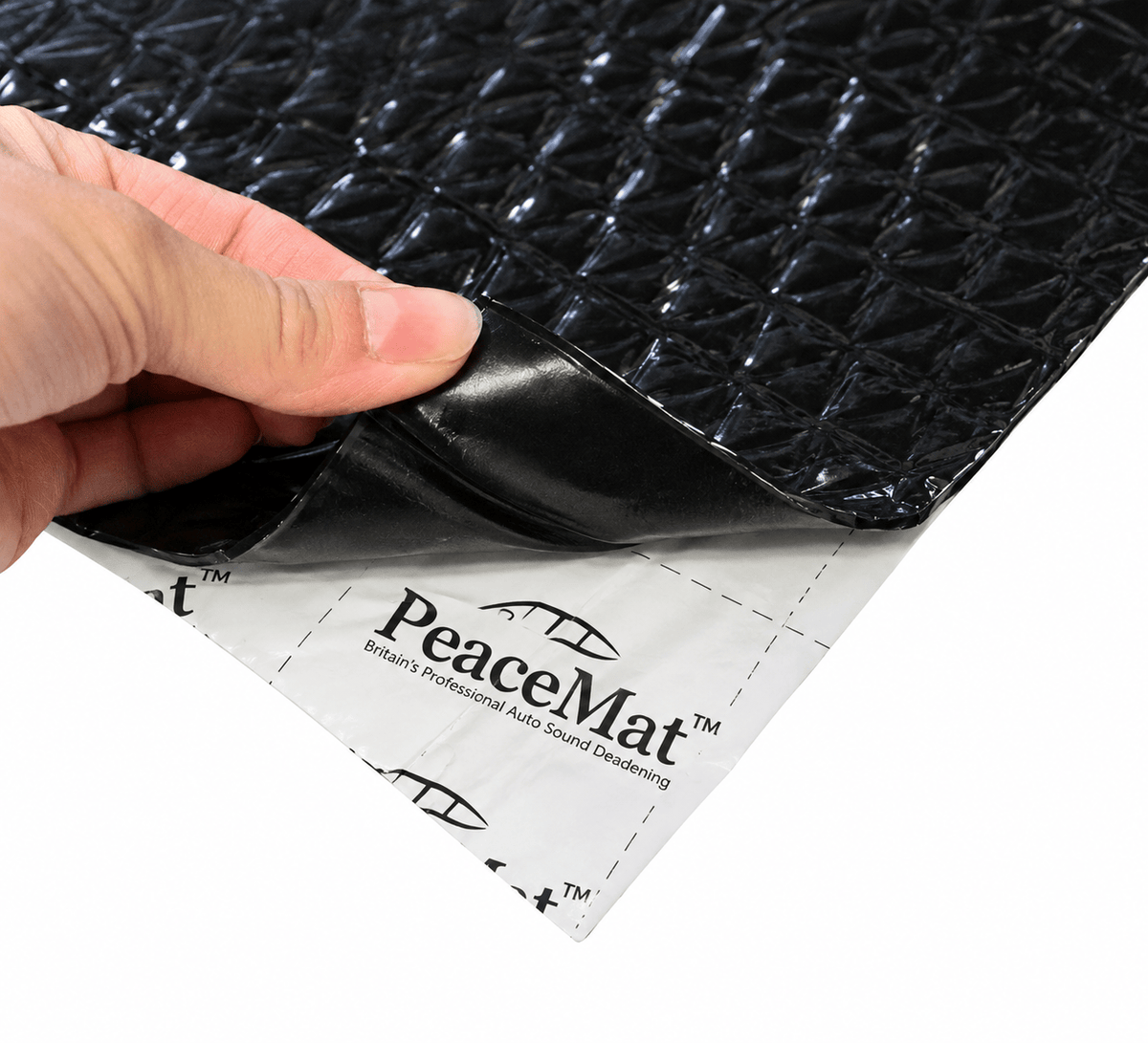 Campervan Sound Deadening Mats - 20x Black Butyl Soundproofing Sheets for Car & Van (PeaceMAT XR) Sound Deadening