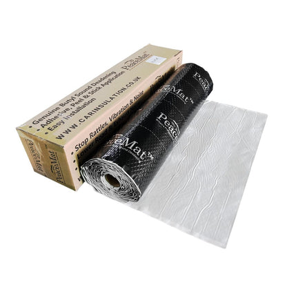 Camper Van Sound Deadening Mat, PeaceMAT XR 6m Roll in Black Sound Deadening
