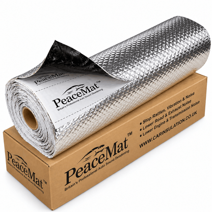 Camper Van Sound Deadening Mat, PeaceMAT XR 4m Roll in Silver Sound Deadening