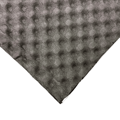 Off Cuts - 12mm Adhesive Egg Crate Shaped Sound Absorbing Closed Cell Foam, 1m x 2m Roll Thermal Van Liner
