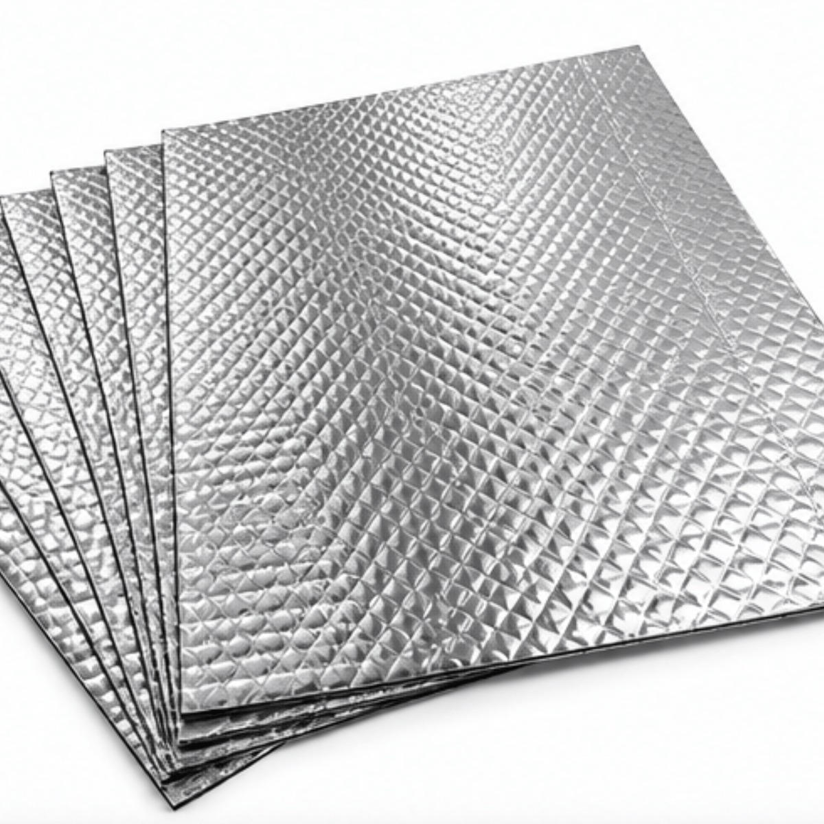 Camper Van Sound Deadening Pads, PeaceMAT™ XR (20 Sheets) Silver Sound Deadening