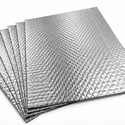 Camper Van Sound Deadening Pads, PeaceMAT™ XR (20 Sheets) Silver Sound Deadening