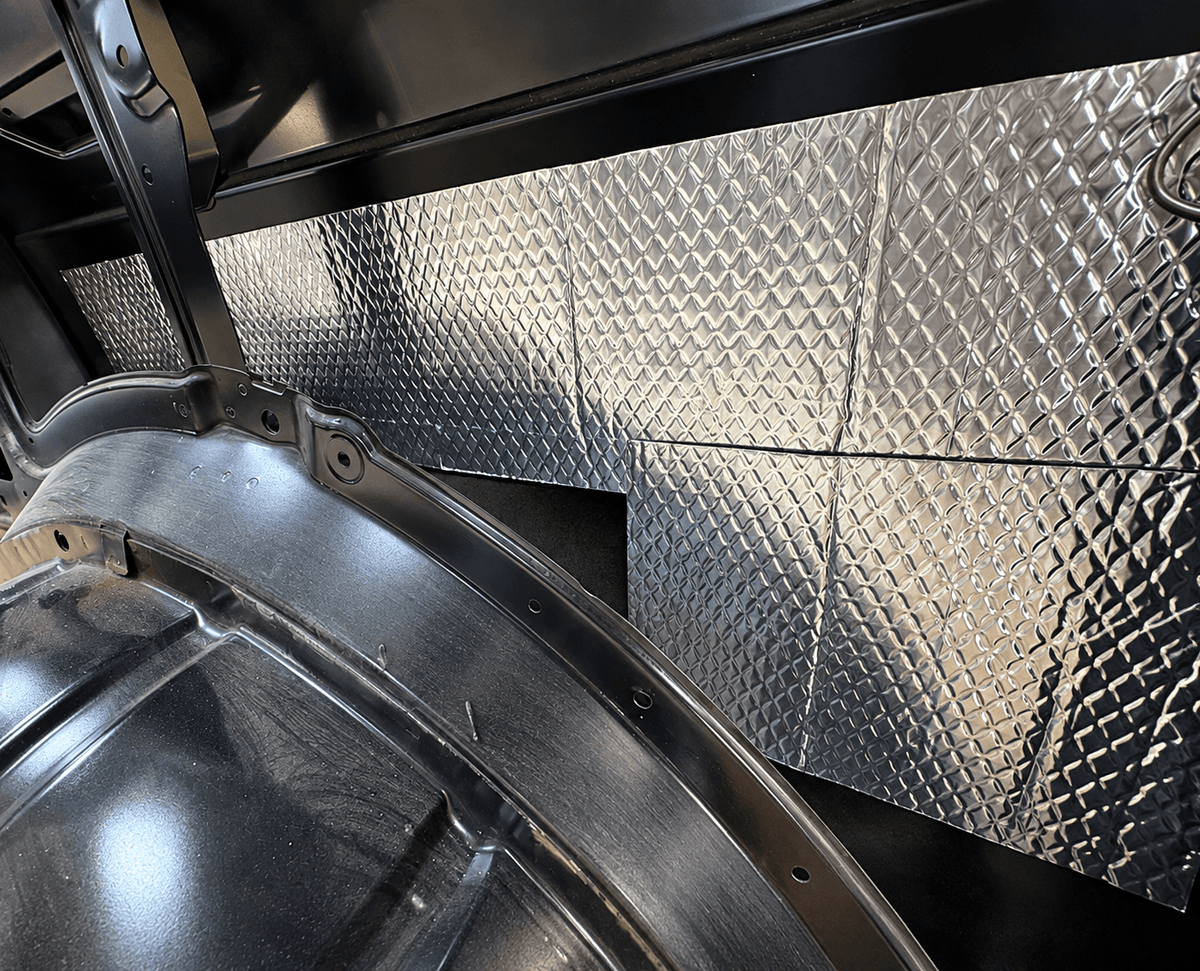 Campervan Sound Deadening Mat, PeaceMAT XR 2m Roll in Silver Sound Deadening
