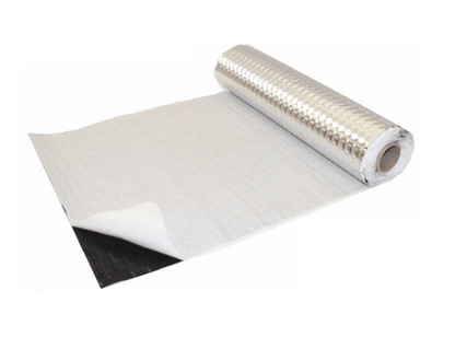 Camper Van Noise Dampening Mat, PeaceMAT XR, 4m Roll in Silver Sound Deadening