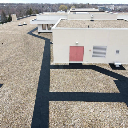 Extra Thick Rubber Rooftop Tiles