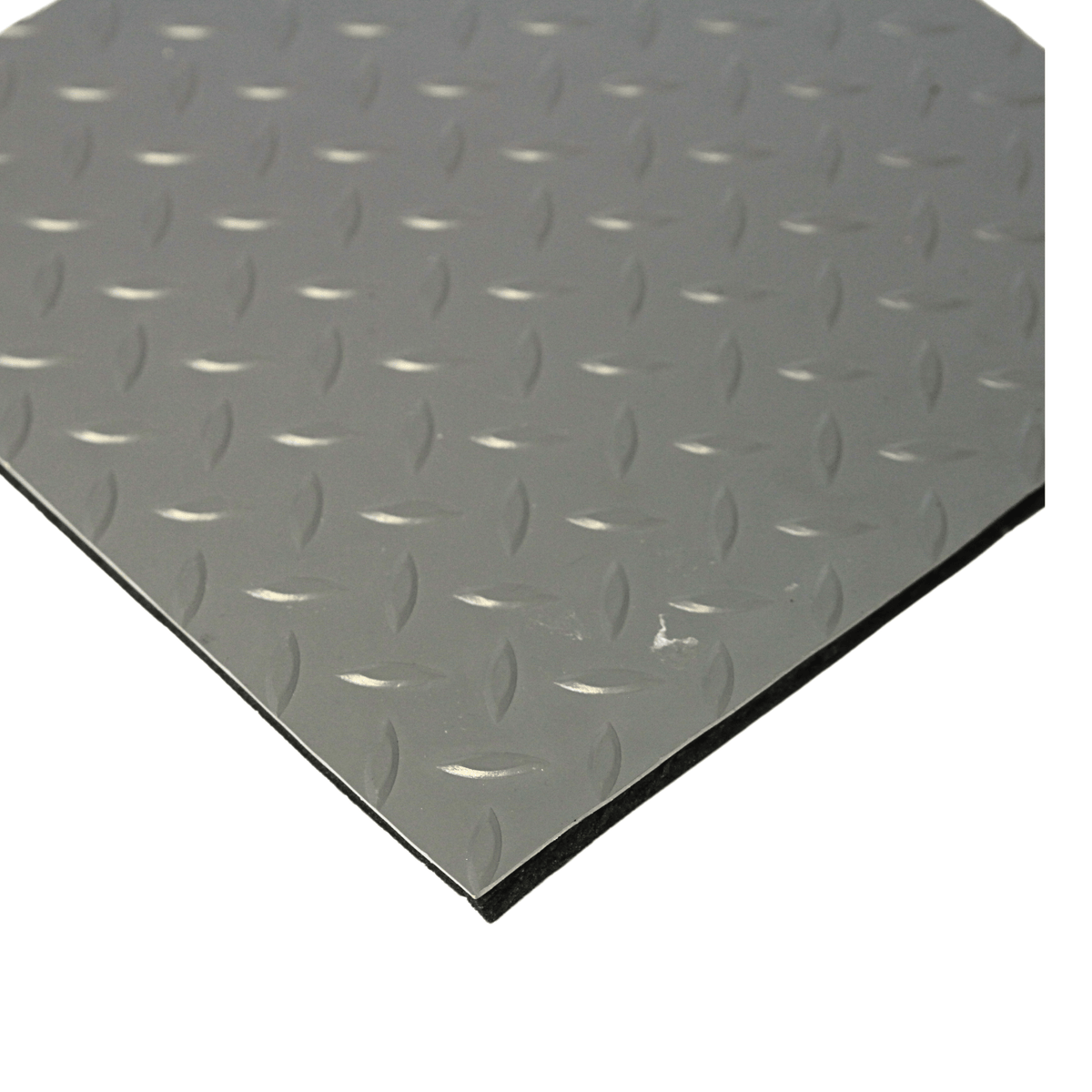 Floorflex Grey Camper Van Floor Soundproofing Checker 5mm PVC Mat + Foam