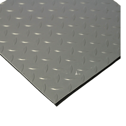 Floorflex Grey Camper Van Floor Soundproofing Checker 5mm PVC Mat + Foam