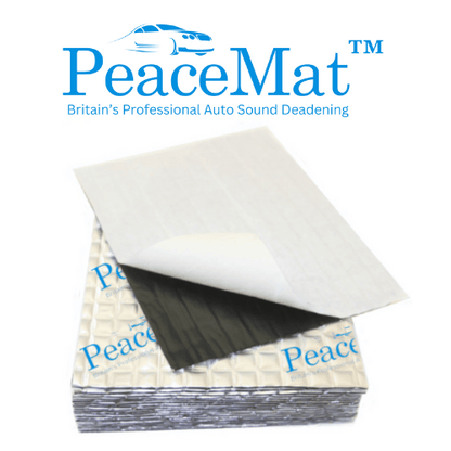20x Campervan Sound Deadening Sheets - Silver Butyl Soundproofing Mats for Car, Van & Doors (PeaceMAT XR) Sound Deadening