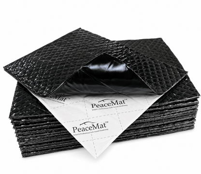 Campervan Sound Deadening Mats - 20x Black Butyl Soundproofing Sheets for Car & Van (PeaceMAT XR) Sound Deadening