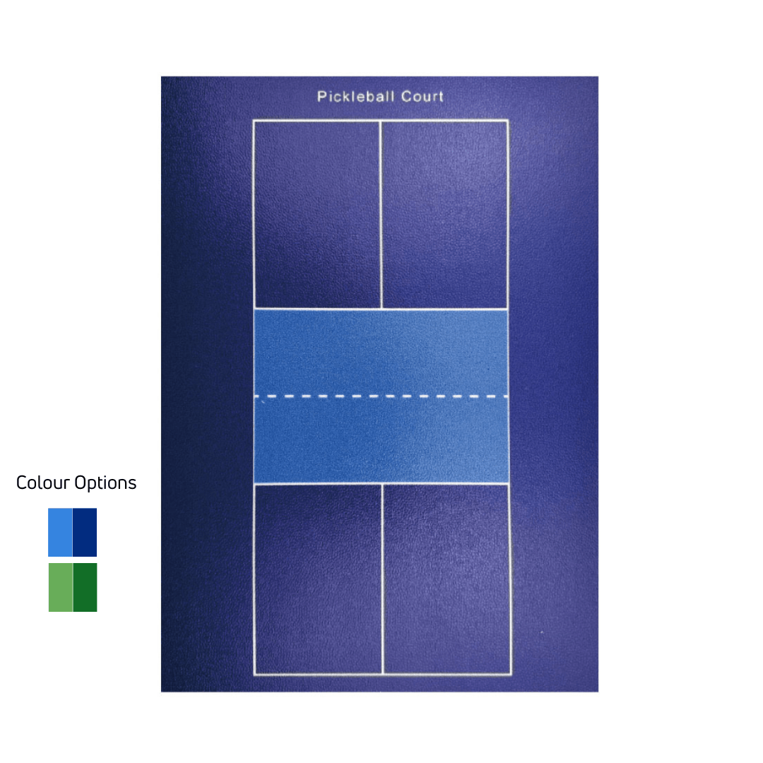 Indoor Rollout Vinyl Pickleball Court (Installation Accessories Included) 9m x 18m Vinyl Sports Flooring