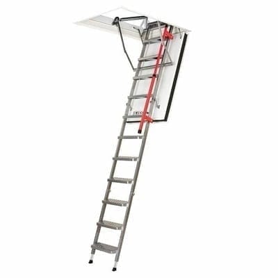 LMF Fire Resistant Metal Folding Loft Ladder - All Sizes