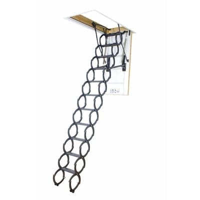 Fakro LSZ Highly Insulated Metal Scissor Loft Ladder - All Sizes