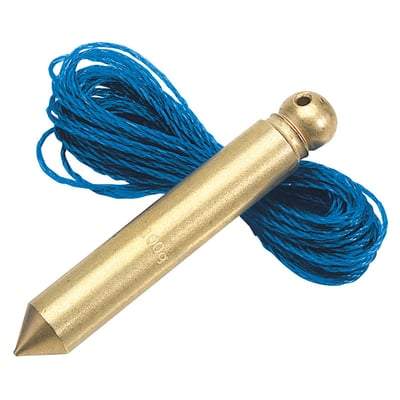 Plumb Bob With 5M (Approx ) Nylon Line Tools and Workwear