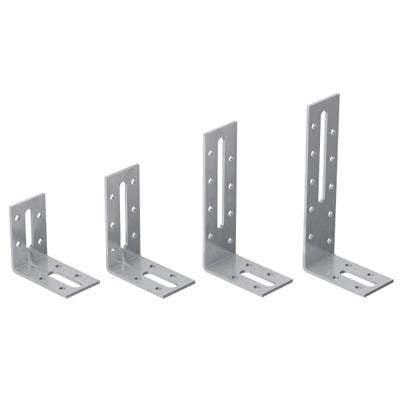 Galvanised Adjustable Angle Brackets - All Sizes Building Materials