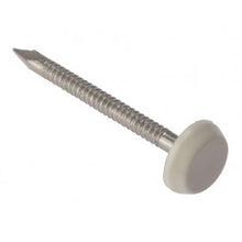 Load image into Gallery viewer, Forgefix Heavy Duty Cladding Nails (Box of 100) - Full Range Stainless Steel/White Head / 50mm Timber Nails
