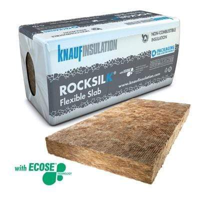Knauf Rocksilk Flexible Slab (All Sizes) 1200mm x 600mm