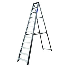 Load image into Gallery viewer, Lyte Aluminium Swingback Tread Stepladder with Tool Tray - All Sizes Tools &amp; Workwear
