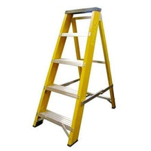 Load image into Gallery viewer, Lyte Fibreglass Swingback Tread Stepladder - All Sizes Tools &amp; Workwear
