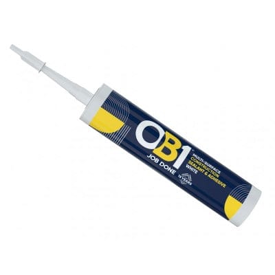 Bostik OB1 Hybrid Sealant and Adhesive x 290ml - All Colours White