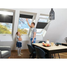 Load image into Gallery viewer, Fakro White Acrylic Coated Pine Centre Pivot Window - All Sizes
